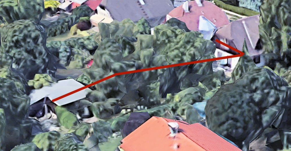 Antennenverlauf
