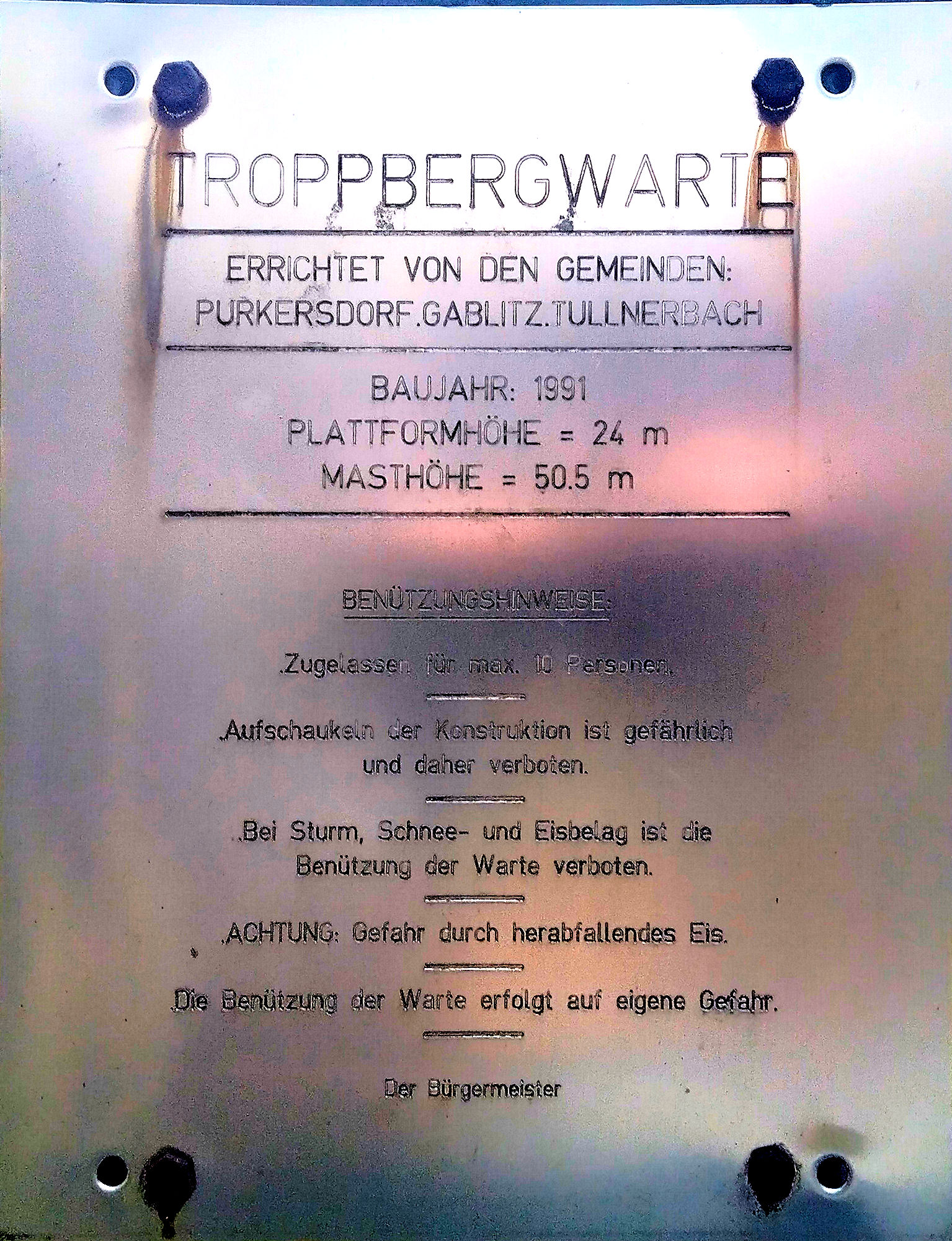 Schild 