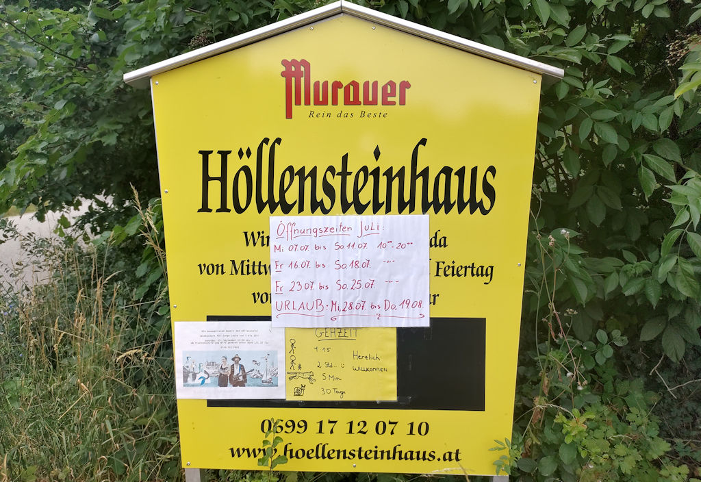 Hinweistafel
